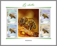 NIGER 2022 MNH Bees Bienen Abeilles M/S - OFFICIAL ISSUE - DHQ2322 - Abeilles