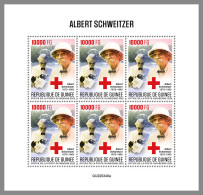 GUINEA REP. 2022 MNH Albert Schweitzer Red Cross Rotes Kreuz Croix Rouge M/S - OFFICIAL ISSUE - DHQ2322 - Albert Schweitzer