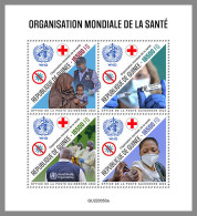 GUINEA REP. 2022 MNH WHO World Health Organisation Weltgesundheitsorganisation M/S - OFFICIAL ISSUE - DHQ2322 - WGO