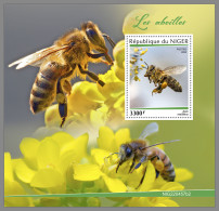 NIGER 2022 MNH Bees Bienen Abeilles S/S - IMPERFORATED - DHQ2322 - Abeilles