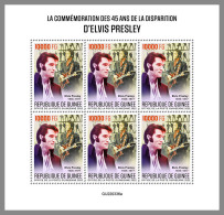 GUINEA REP. 2022 MNH Elvis Presley M/S - IMPERFORATED - DHQ2322 - Elvis Presley