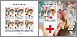 GUINEA REP. 2022 MNH Albert Schweitzer Red Cross Rotes Kreuz Croix Rouge M/S+S/S - IMPERFORATED - DHQ2322 - Albert Schweitzer