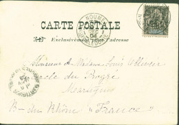 Nouvelle-Calédonie YT Groupe N°45 Nouvelle Calédonie Et Dépendances CAD Nouméa DEC 1904 CPA Pénitencier Ile Nou - Briefe U. Dokumente