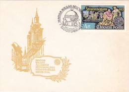 SZEKESFEHERVAR HUNGARY- BULGARIA PHILATELIC EXHIBITION, SPECIAL COVER, 1987, HUNGARY - Brieven En Documenten