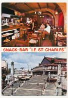 CPM - MARSEILLE (B Du R) - Snack-Bar "Le St-Charles" - Canebière, Centre Ville