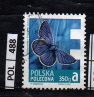 POLONIA  	    	2013	Posta Prioritaria A Farfalla Usato - Used Stamps