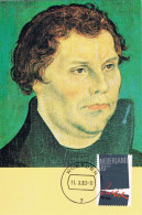 Pays-Bas - 5e Centenaire De La Naissance De Martin Luther CM 1210 (année 1983) - Cartoline Maximum