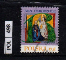 POLONIA  	2017	Natale 6 Usato - Used Stamps
