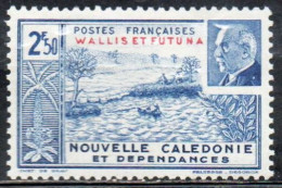 WALLIS AND FUTUNA ISLANDS 1941 NEW CALEDONIA OVERPRINTED PETAIN ISSUE 2.50fr MH - Neufs