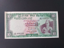10 RUPEES 1973 CEYLAN.SUP/XF - Sri Lanka