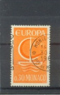 MONACO - 1966, EUROPA STAMP, # 698, USED. - Oblitérés