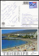 Canarias - TP - Postal Circulada A Finlandia Con Sello Compañía Privada - Covers & Documents