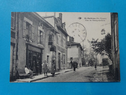 87) St-Mathieu - N° - Rue Du Champ-de-foire - ANEE:1923 - EDIT: Lachand - Saint Mathieu