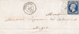 France Marcophilie - Département Du Loiret - N°14 Obl PC 2445 & T.15 Pithiviers 1856 - 1849-1876: Klassieke Periode