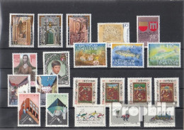 Liechtenstein 1987 Postfrisch Kompletter Jahrgang In Sauberer Erhaltung - Annate Complete
