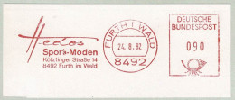 Deutsche Bundespost 1982, Freistempel / EMA / Meterstamp Sport Moden Furth Im Wald - Textile