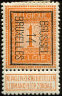 COB  Typo   45 B (*) - Typografisch 1912-14 (Cijfer-leeuw)