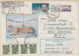 Russia Vinnica Registered  Cover Ca 17.10.1979 (LL185) - Estaciones Científicas Y Estaciones Del Ártico A La Deriva