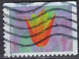 2021 (forever) Orange - Yellow Tulip, Used - Used Stamps