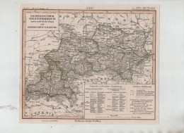 Erzherzogthum Oesterreich Unter Und Ob Der Enns Und Herzogthum Salzburg Gotha Bei Justus Perthes - Mapas Geográficas