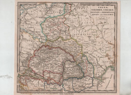 Polen Galizien Ungarn Kroatien Siebenburgen Moldau Walachey Gotha Bei Justus Perthes 1809 - Carte Geographique