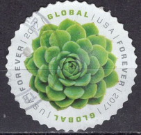 2017 (Global Forever) Green Succulent, Used - Used Stamps