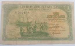 Nota 1 Angolar 06-10-1948 Angola Rare - Angola