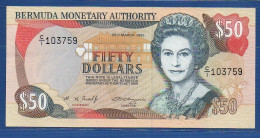 BERMUDA - P.44b – 50 Dollars 1995 UNC, S/n C/1 103759 - Bermudas