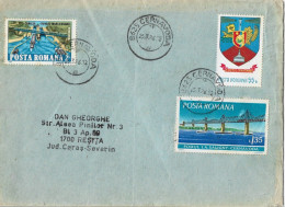 DANUBE,BLACK SEA , BRIDGE SALIGNY CERNAVOVD,SPECIAL COVER ROMANIA - Covers & Documents