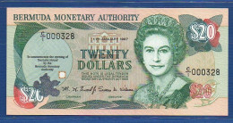 BERMUDA - P.47 – 20 Dollars 1997 UNC, S/n C/1 000328 Commemorative Issues - Bermudas