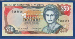 BERMUDA - P.48 – 50 Dollars 1997 UNC, S/n C/1 453618 - Bermudas