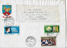 CHESS, OLYMPICS ,SPECIAL COVER ROMANIA - Cartas & Documentos