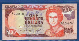 BERMUDA - P.49 – 100 Dollars 1997 UNC, S/n C/1 300170 - Bermudes