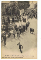 CP TERRITOIRE DE BELFORT -BELFORT N°3 LES FUNERAILLES DE L'AVIATEUR PEGOUD (3 SEPTEMBRE1915) - Funerali