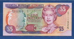 BERMUDA - P.51 – 5 Dollars 2000 UNC, S/n C/3 111924 - Bermudas