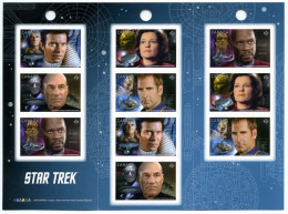 Canada (Scott No.2990 - Star Trek (all 5) [**] Booklet Of 10 - Neufs