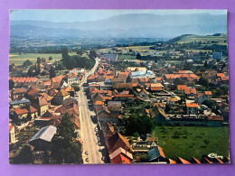 Delcampe - 38   CPSM   LES ABRETS  Vue Générale Aérienne    Très Bon état - Les Abrets