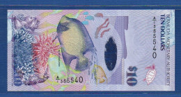 BERMUDA - P.59b – 10 Dollars 2009 UNC, S/n A/1 385540 - Bermudas