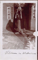 China - Missionary In Winter Dress - REAL PHOT - Publ. Unknown  - China