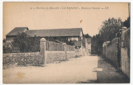 CPA - MARSEILLE (B Du R) - La Barasse, Boulevard Sauveur - Saint Marcel, La Barasse, St Menet