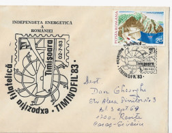 INDEPENDENT ,ENERGY TIMISOARA  1983 SPECIAL COVER ROMANIA - Lettres & Documents