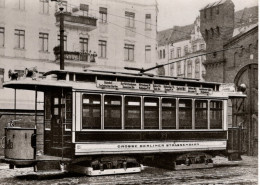 Grosse Berliner Strassenbahn - Triebwagen Nr.2433 - Allgemeine Elektricitats-Gesellschaft 1900 - CPM - Strassenbahnen