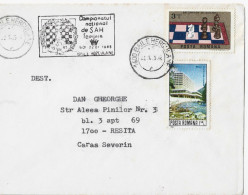 CHESS FEMININ COMPETITION ,BAILE HERCULANE ,1985 SPECIAL COVER ROMANIA - Lettres & Documents