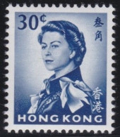 Hong Kong   .  SG  .    227 A   (2 Scans)  .   Glazed Paper  Wm CA  Sideways   .    *   .    Mint-hinged - Unused Stamps