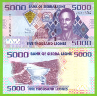 SIERRA LEONE 5000 LEONES 2021 P-32f UNC - Sierra Leone