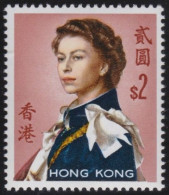 Hong Kong   .  SG  .    233   (2 Scans)  .   Glazed Paper  Wm CA  Sideways   .    *   .    Mint-hinged - Unused Stamps