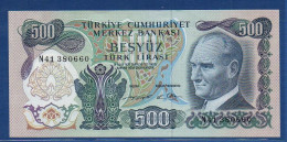 TURKEY - P.190d – 500 Türk Lirası  L. 1970 AUNC, S/n N41 380660 - Turquie