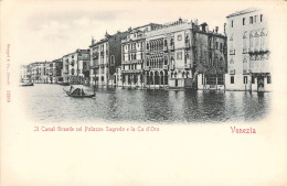 ITALIE - VENEZIA - Il Canal Grande Col Palazzo Sagredo E La Ca D'Oro - Carte Postale Ancienne - Otros & Sin Clasificación