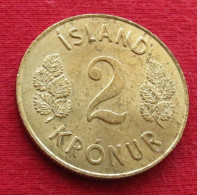 Iceland  2 Kronur 1966 KM# 13a.1 Lt 57 *VT Islandia Islande Island Ijsland - Iceland