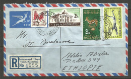 SOUTH AFRICA / ETHIOPIA. 1964. REGISTERED AIR MAIL COVER. CAPE TOWN TO ADDIS ABABA. GERMAN EVANGELICAL LUTHERAN CHURCH - Cartas & Documentos